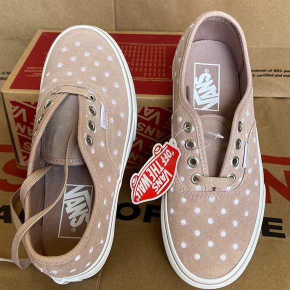 Vans Authentic Platforms Suede Polka Dot Shwgry/True White WMNS - Picture 13 of 16